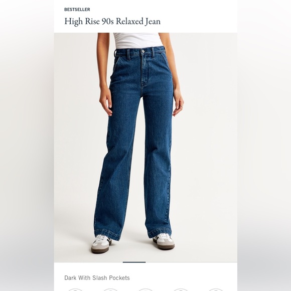 ABERCROMBIE HIGH RISE 90s RELAXED JEAN - Picture 3 of 4